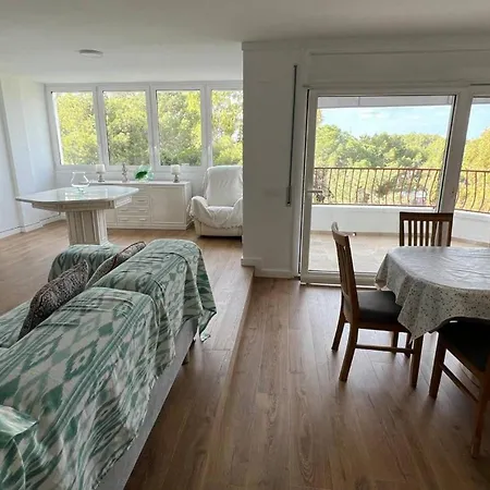 Bonito Duplex En Con Vistas Al Mar Cerca De La Playa Av-31 Appartamento Roses